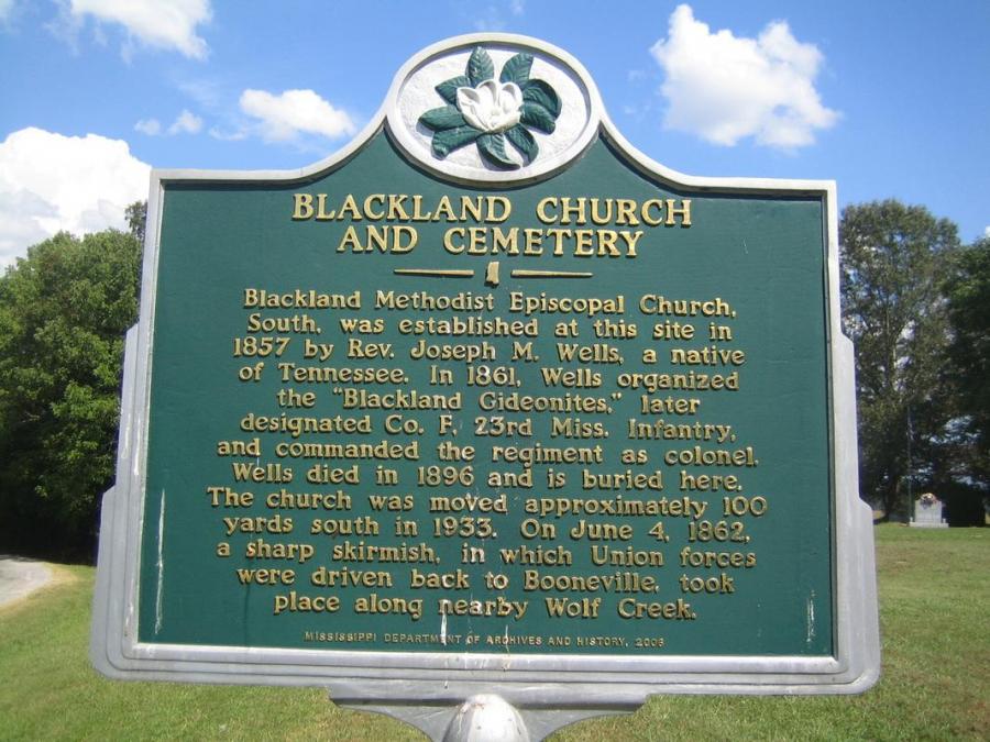 Blackland Church And Cemetery | Prentiss County